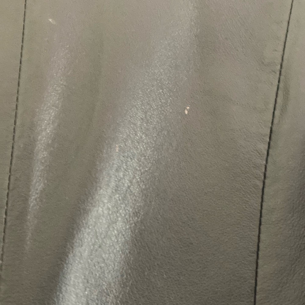 Sonoma Black Leather Jacket Classic Mid-Length - Picture 4 of 5